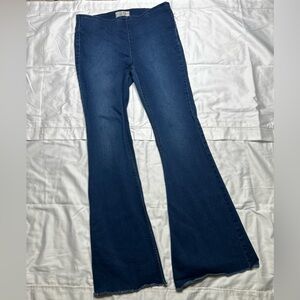 free people penny pull on flare jeans